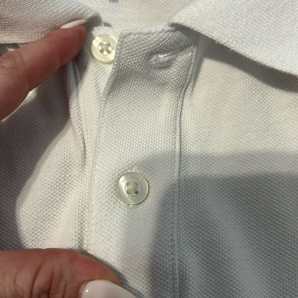Vineyard Vines White Polo Collar Shirt - Picture 3 of 6